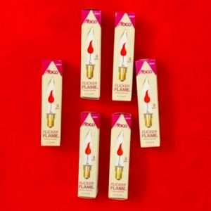 6 flicker flame new light bulbs